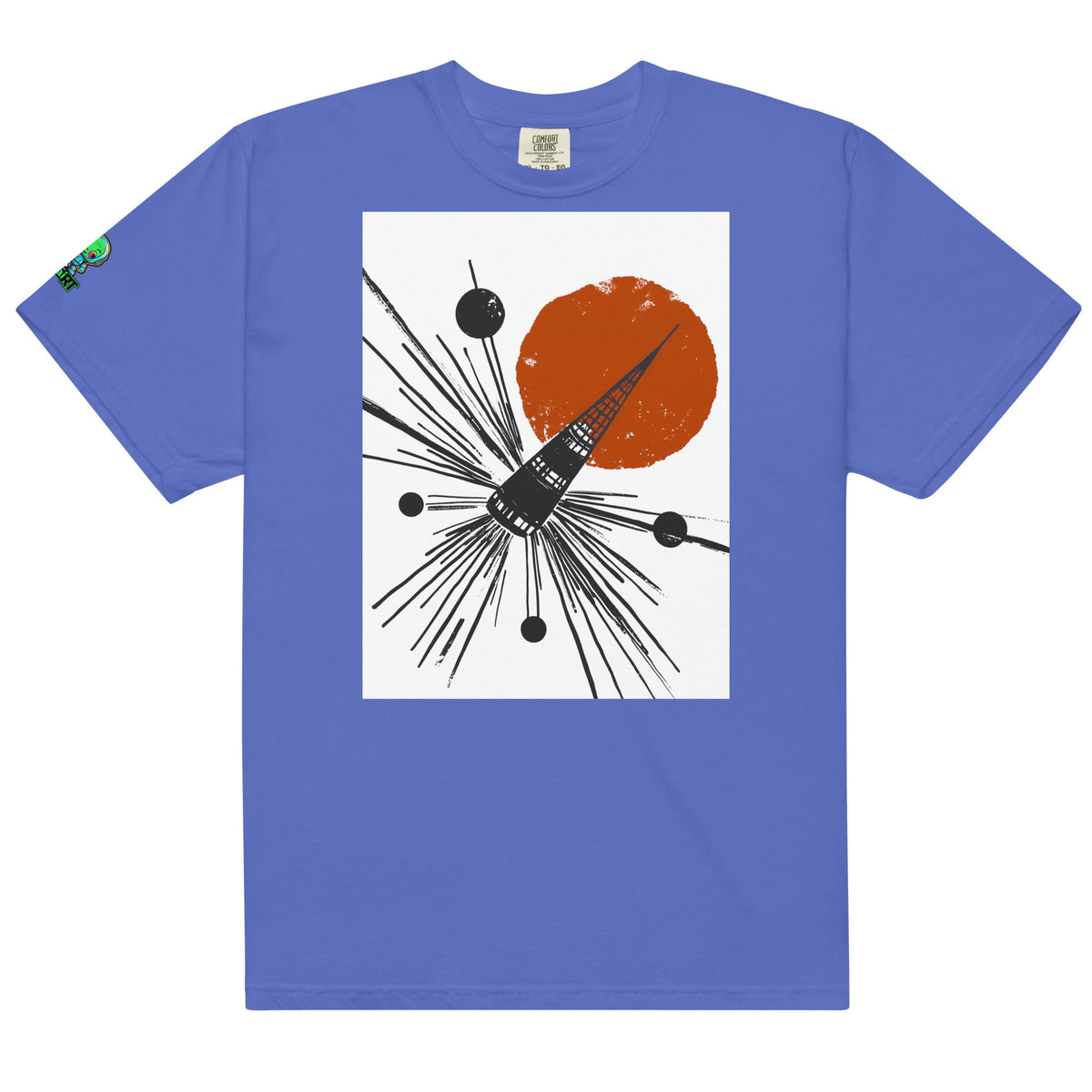 Solar Array Sentinel - Unisex garment - dyed heavyweight t-shirt - BBairt