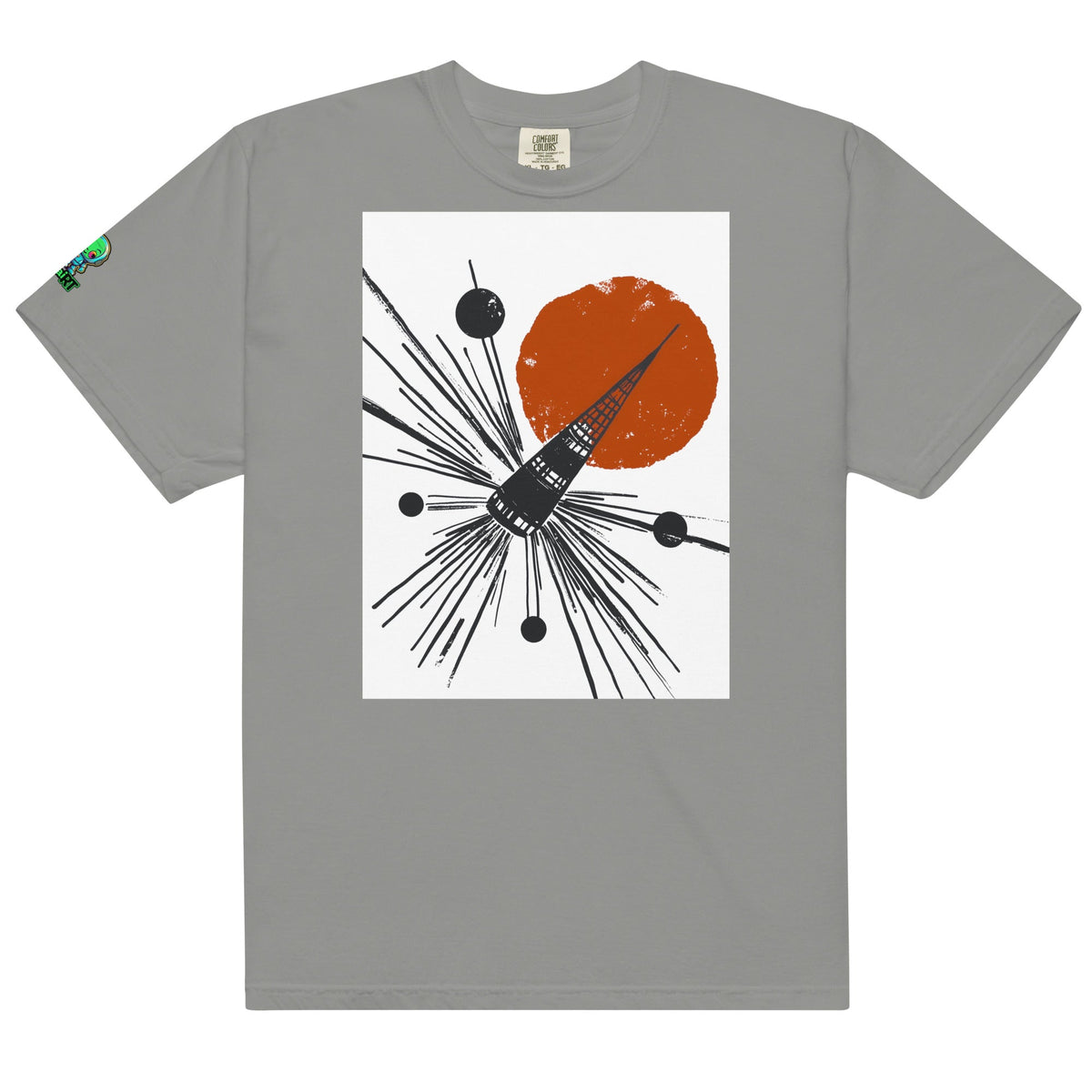 Solar Array Sentinel - Unisex garment - dyed heavyweight t-shirt - BBairt