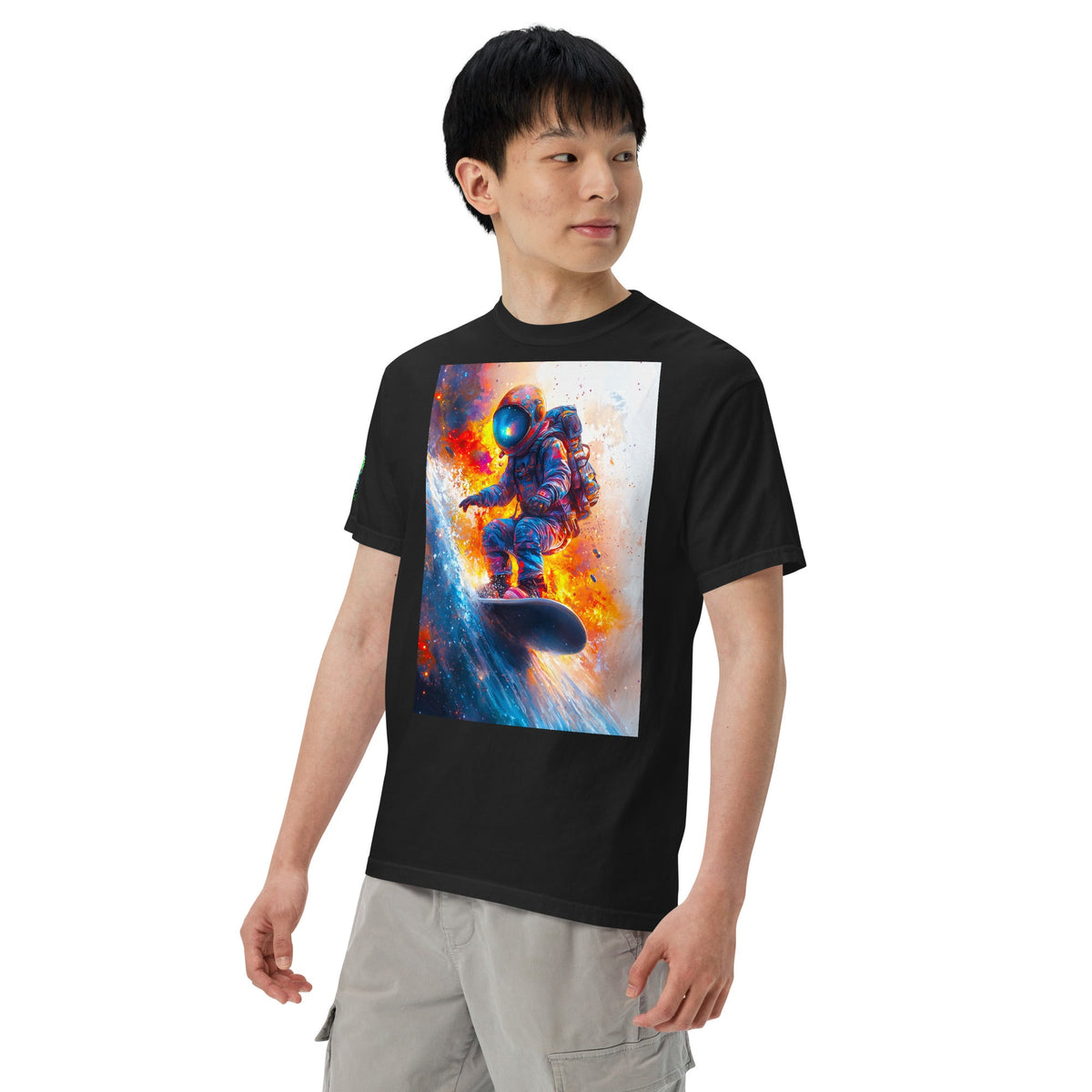 Solar Surfer - Unisex garment - dyed heavyweight t-shirt - BBairt