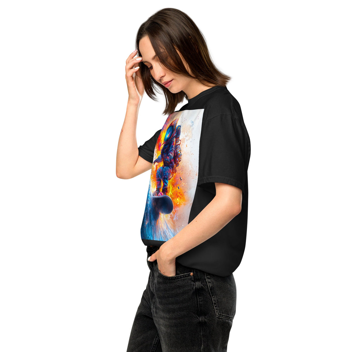 Solar Surfer - Unisex garment - dyed heavyweight t-shirt - BBairt