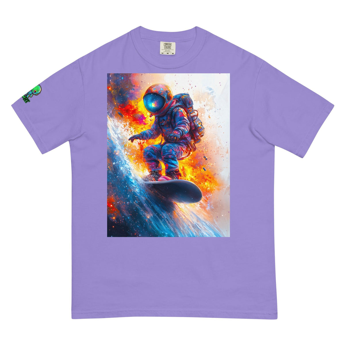 Solar Surfer - Unisex garment - dyed heavyweight t-shirt - BBairt