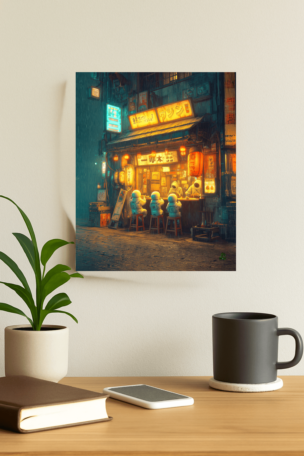 Starlit Noodles – Photo Paper Poster - BBairt