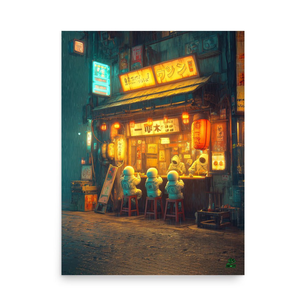 Starlit Noodles – Photo Paper Poster - BBairt