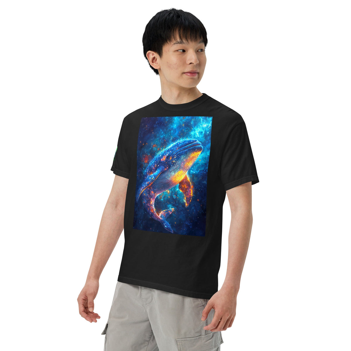Stellar Whale - Unisex garment - dyed heavyweight t-shirt - BBairt