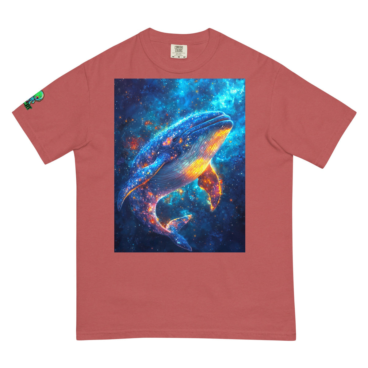 Stellar Whale - Unisex garment - dyed heavyweight t-shirt - BBairt
