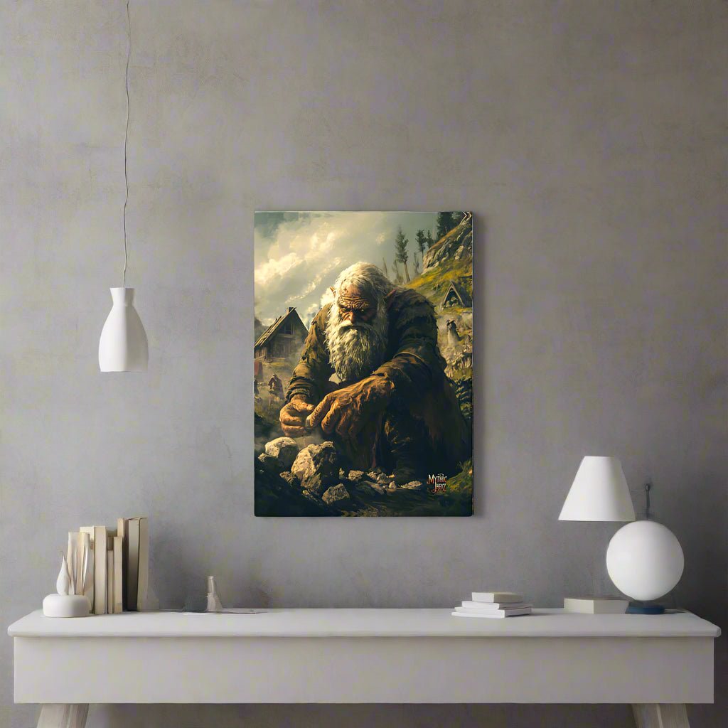 Stonebreaker's Resolve Photo Paper Poster - Mythic Jheyz Collection - BBairt