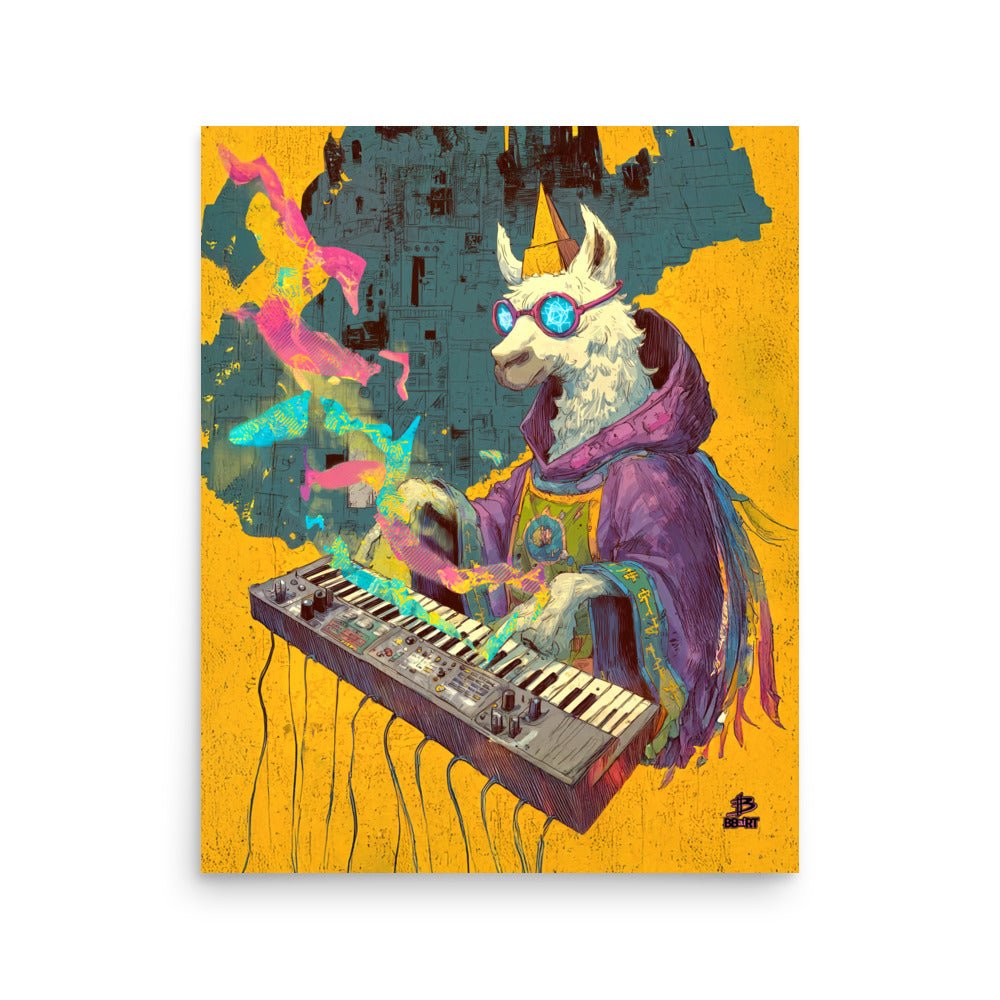Synthbound Sage – Photo Paper Poster - BBairt