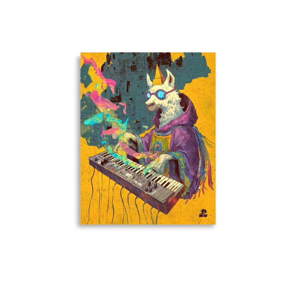 Synthbound Sage – Photo Paper Poster - BBairt