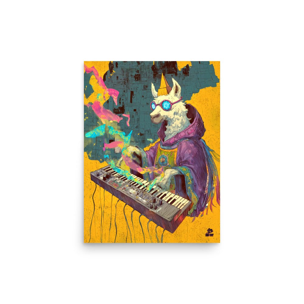 Synthbound Sage – Photo Paper Poster - BBairt