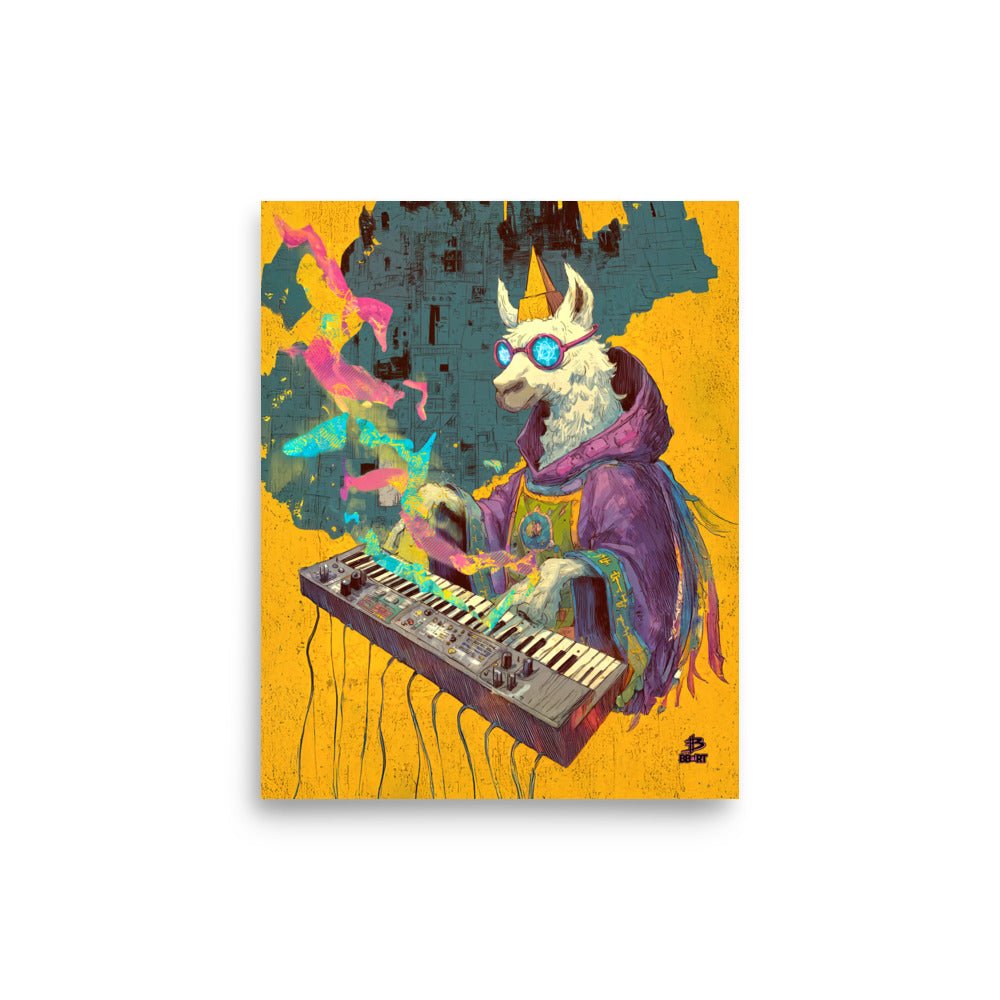 Synthbound Sage – Photo Paper Poster - BBairt