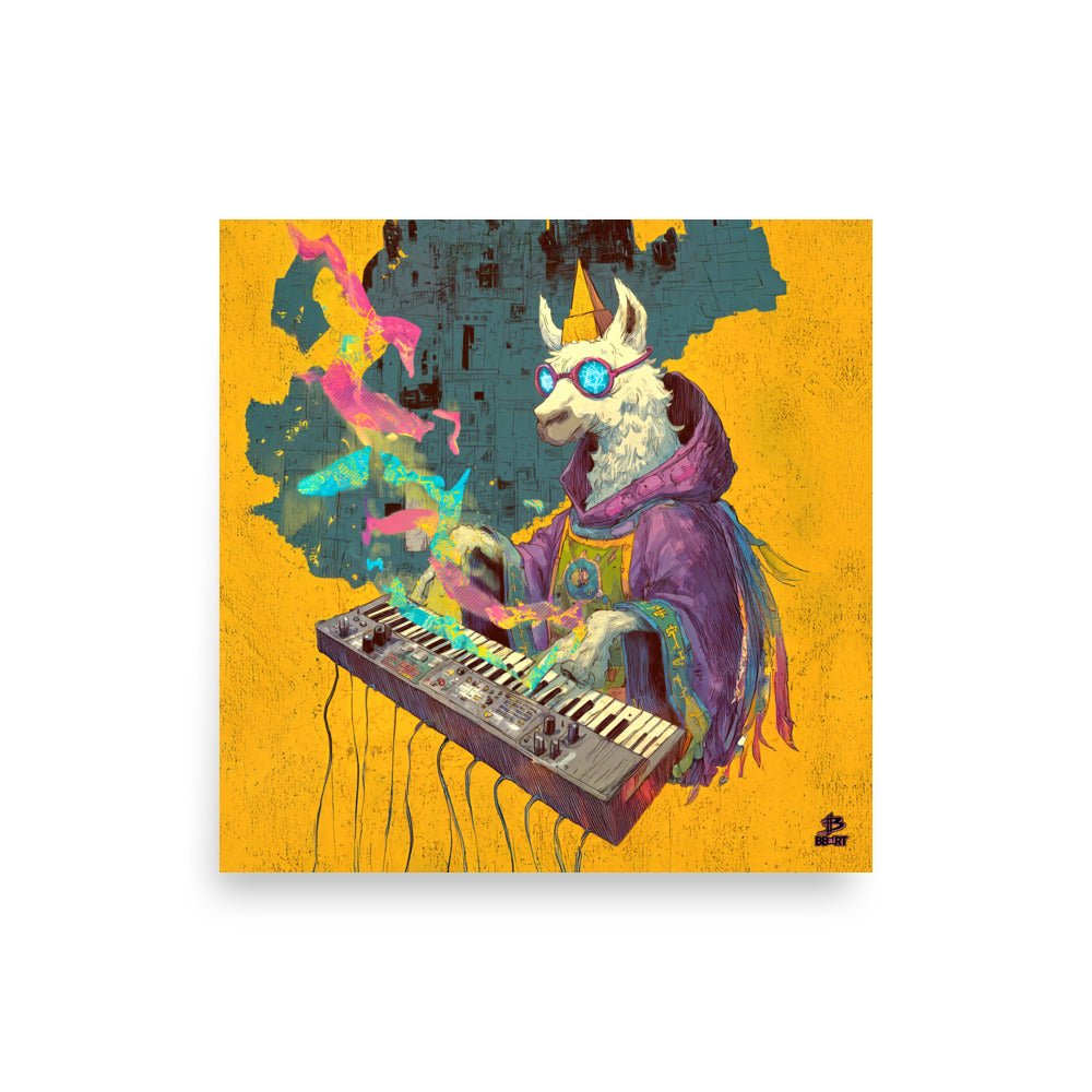 Synthbound Sage – Photo Paper Poster - BBairt