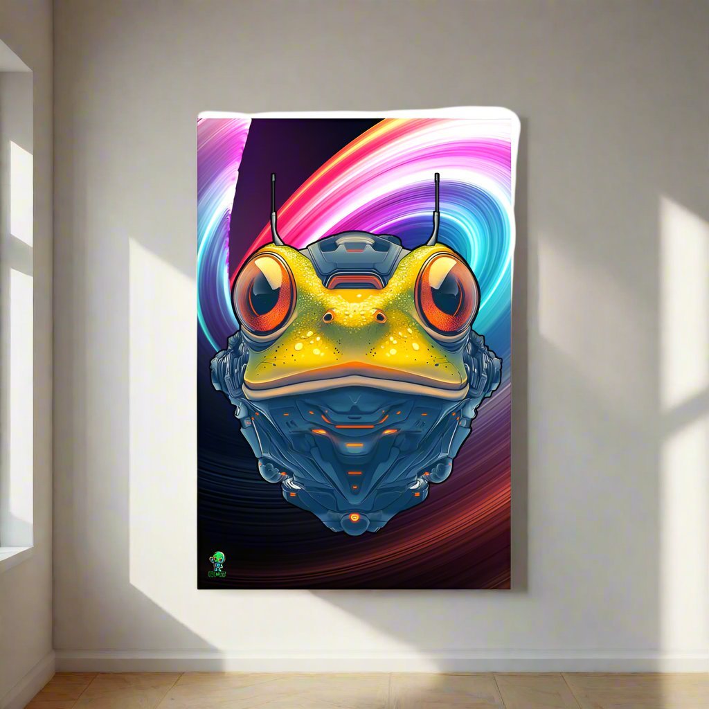 Techno Toad - Photo paper poster - BBairt