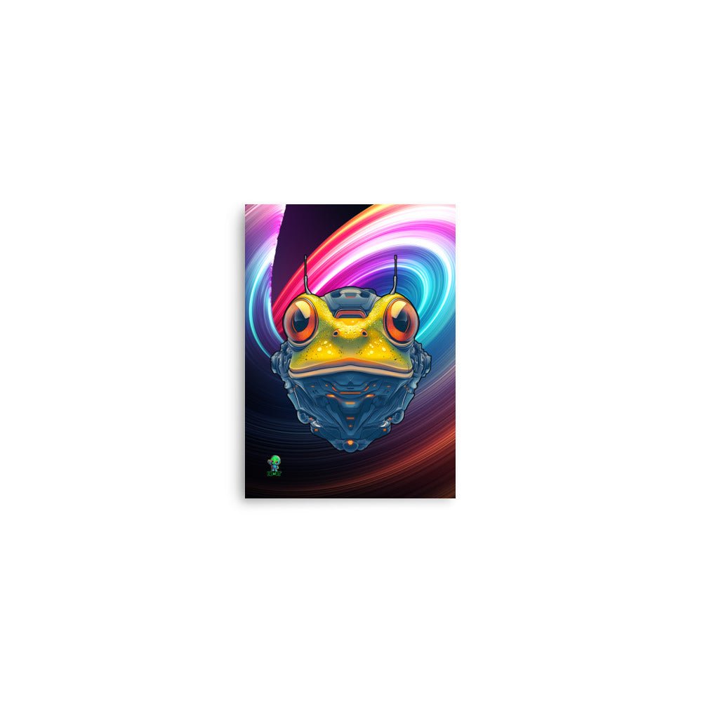 Techno Toad - Photo paper poster - BBairt