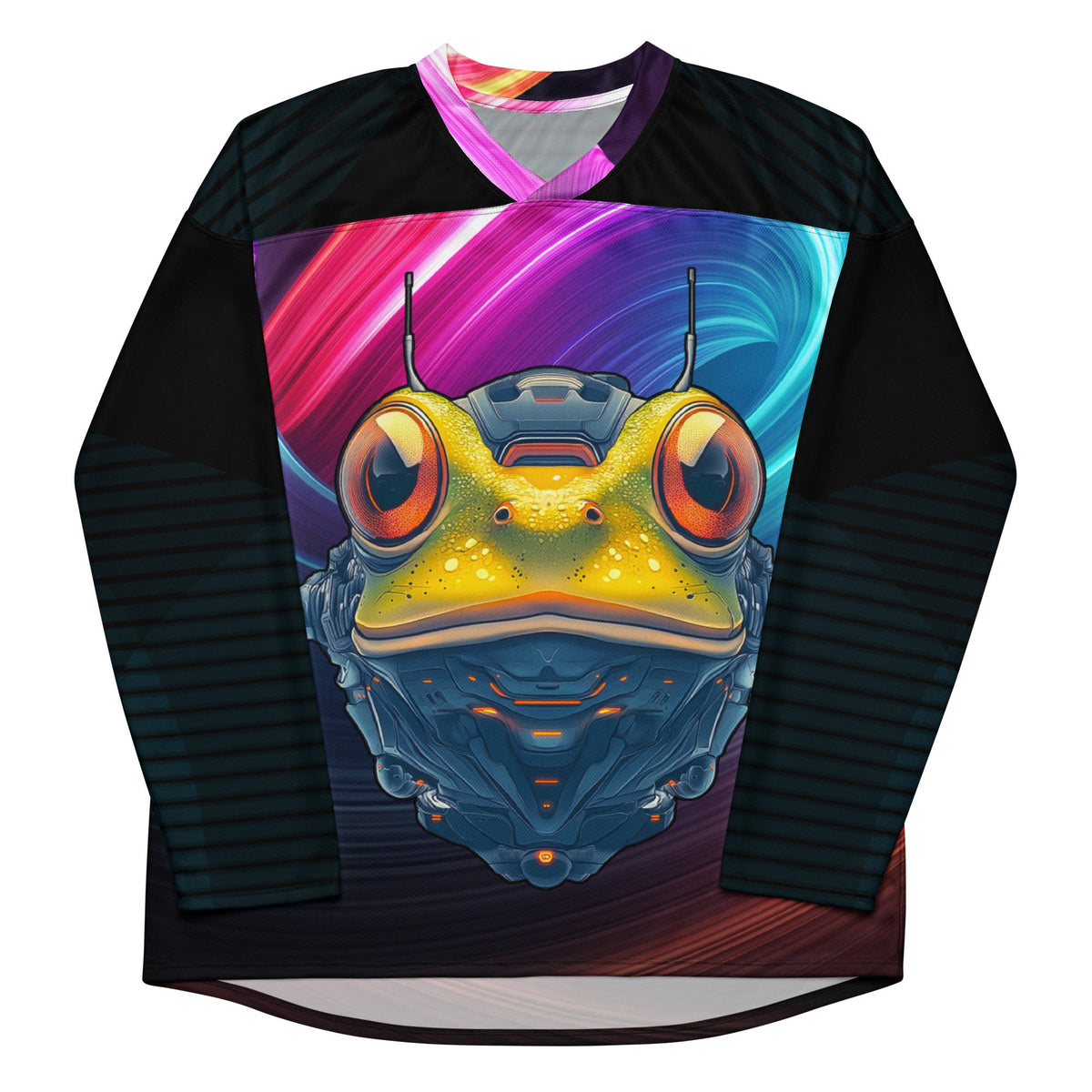 Techno Toad - Recycled hockey fan jersey - BBairt