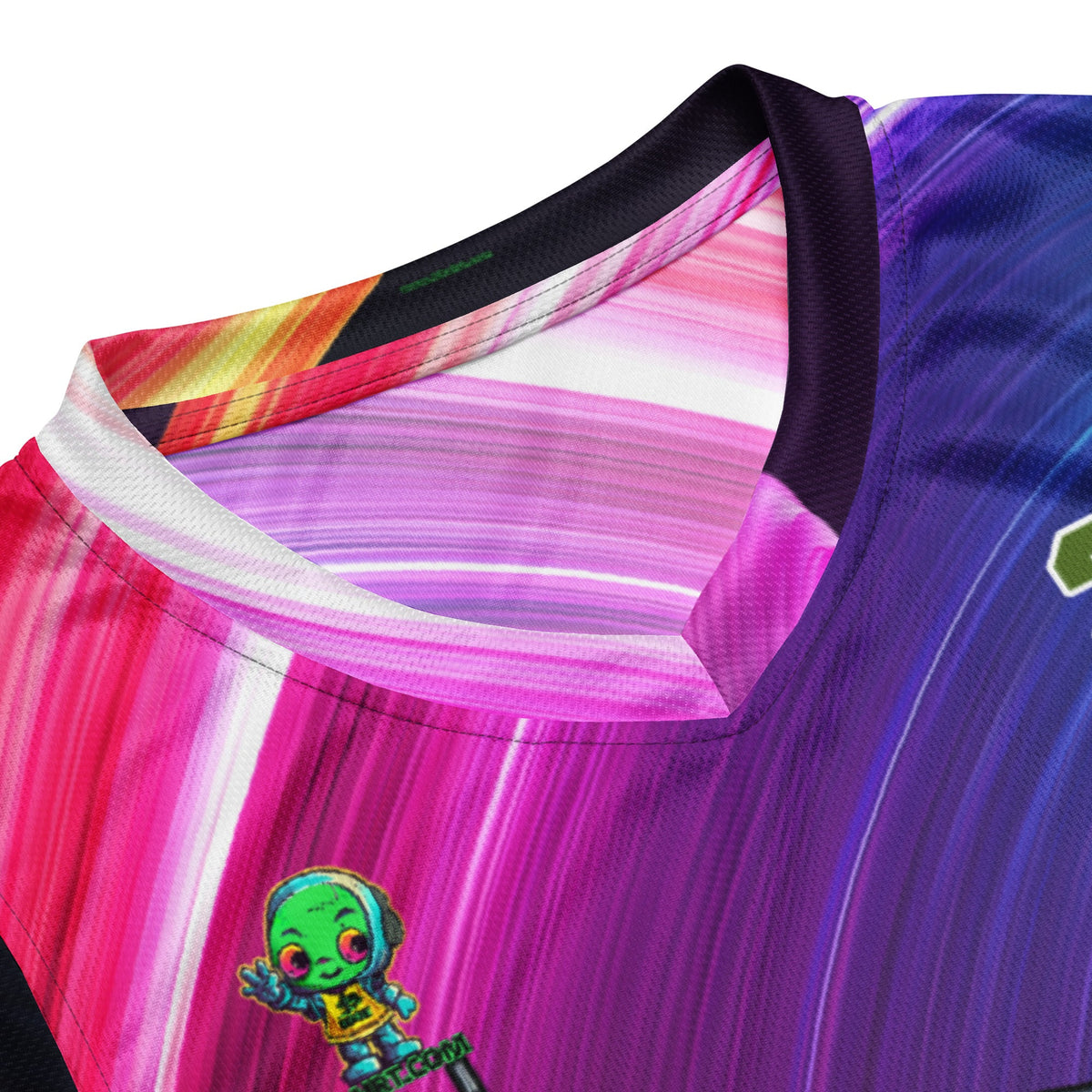 Techno Toad - Recycled unisex basketball jersey - BBairt