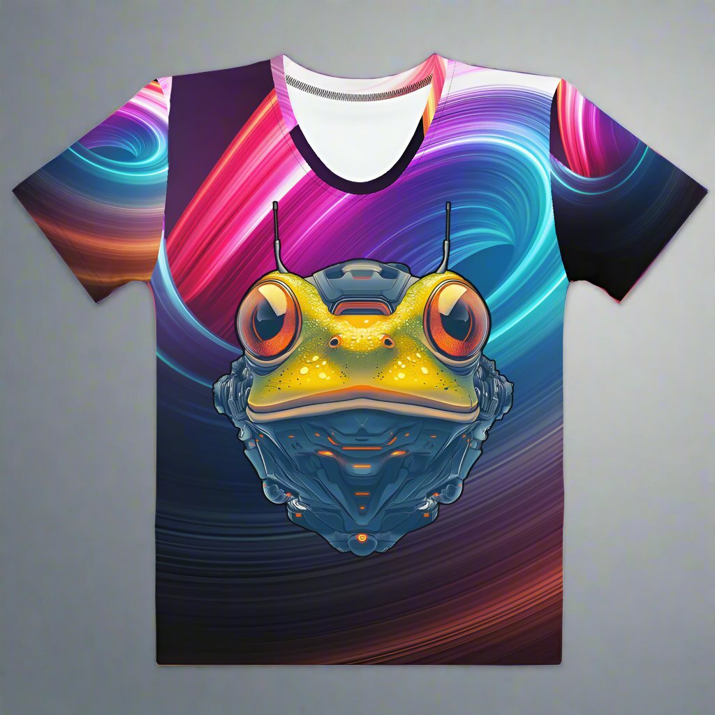 Techno Toad - Women's All - Over Print T-shirt - BBairt