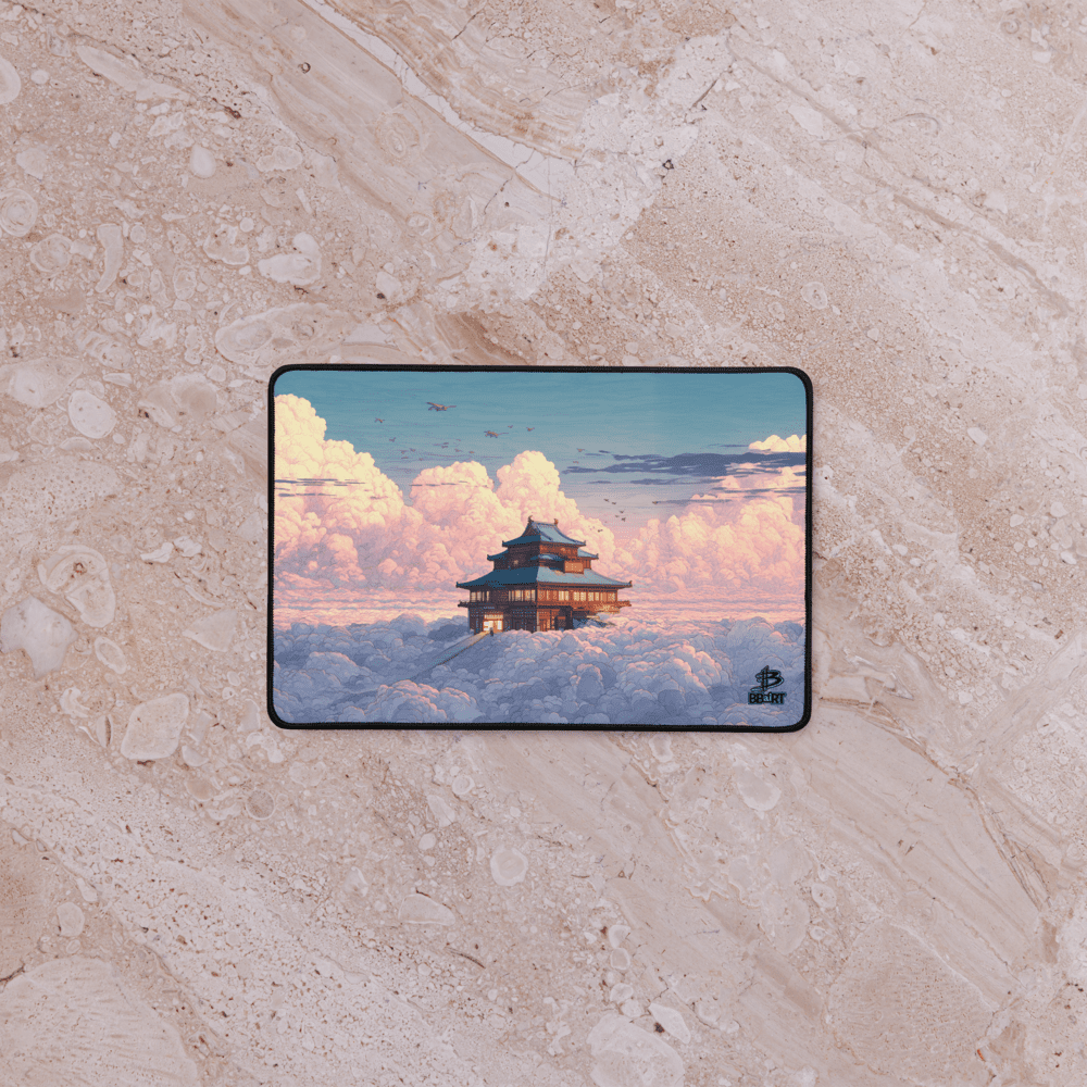 Temple of the Skyward Gate Desk Mat from BBairt