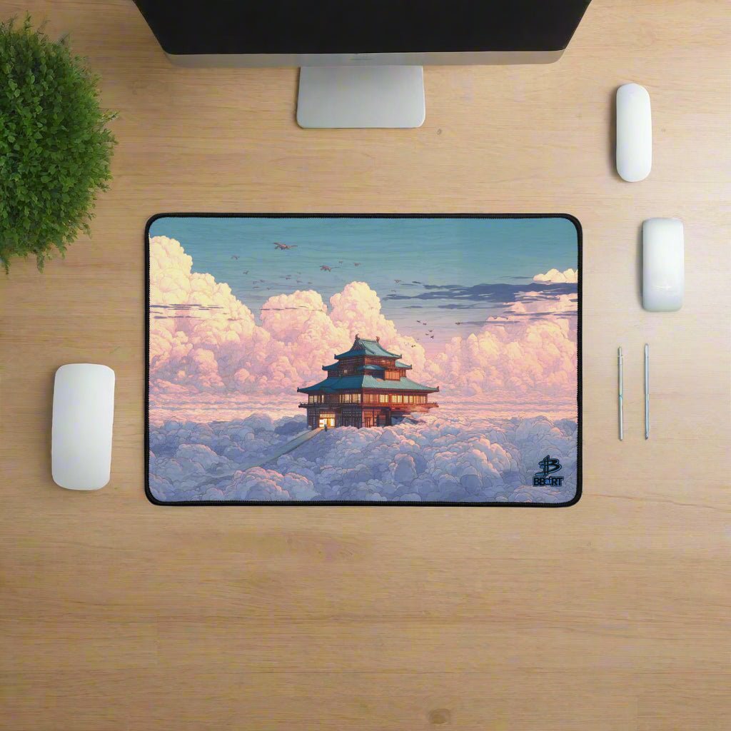 Temple of the Skyward Gate Desk Mat from BBairt