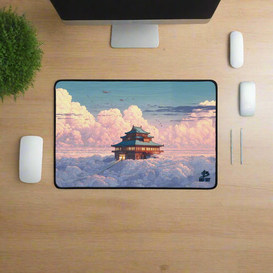 Temple of the Skyward Gate Desk Mat from BBairt