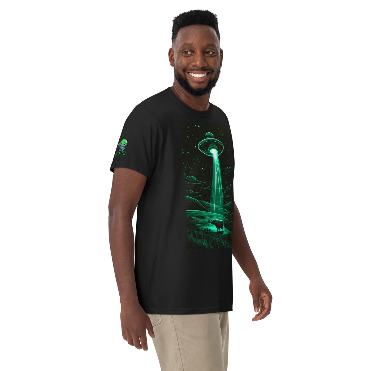 The Abduction Chronicles - Unisex garment - dyed heavyweight t-shirt - BBairt