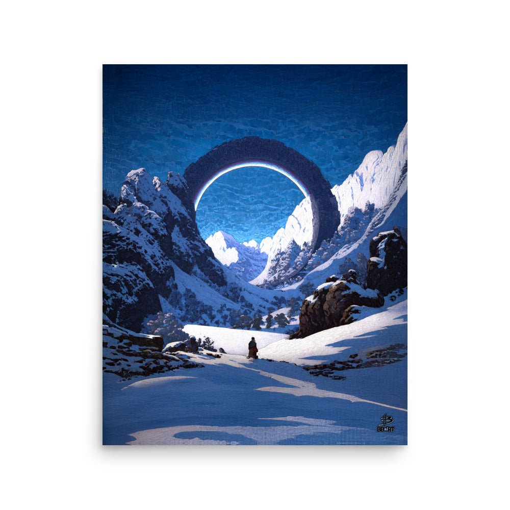 The Arc of Kōri Pass – Photo Paper Poster - BBairt