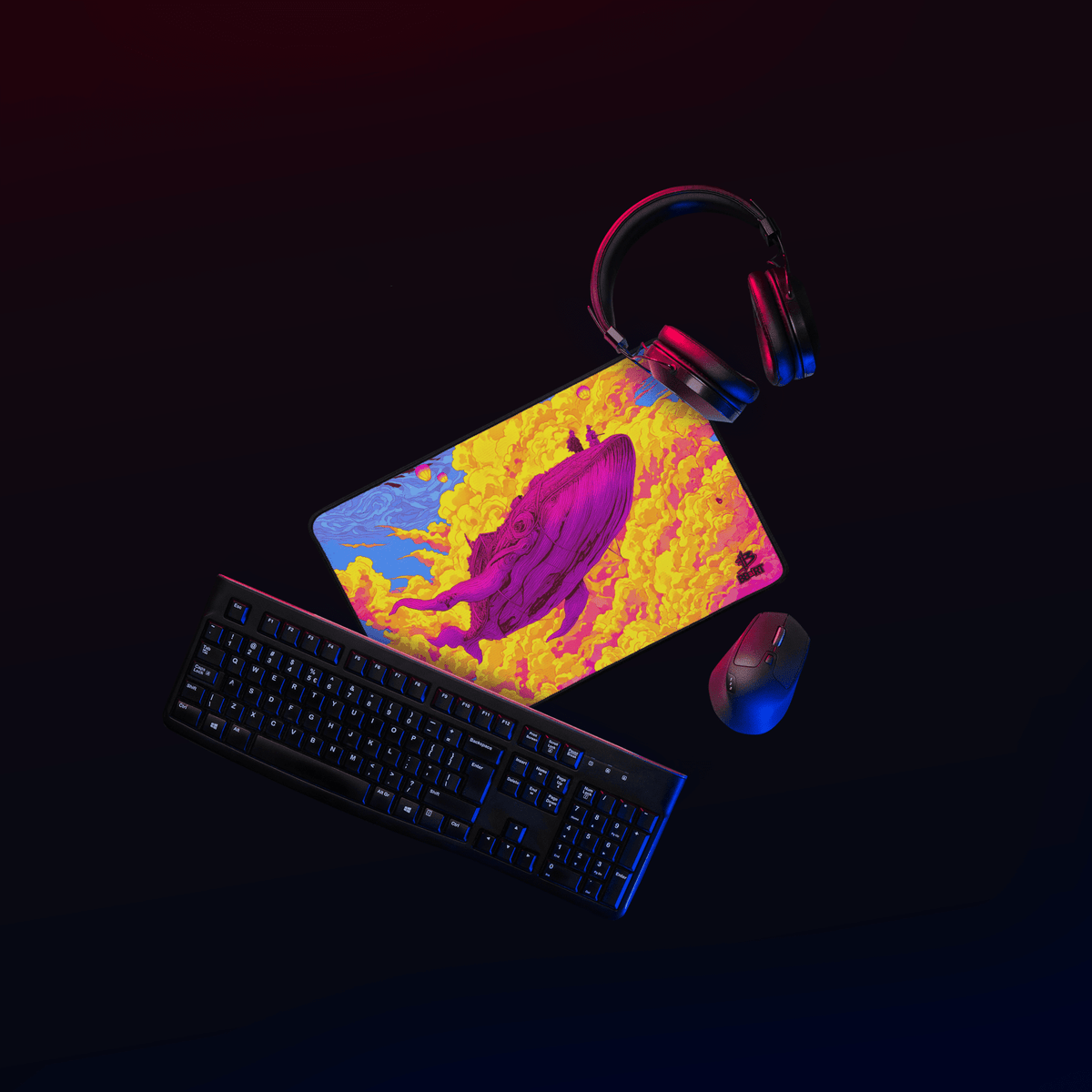 The Dreamwhale Desk Mat from BBairt