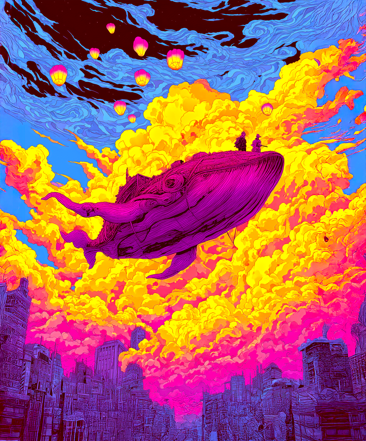 The Dreamwhale Desk Mat from BBairt