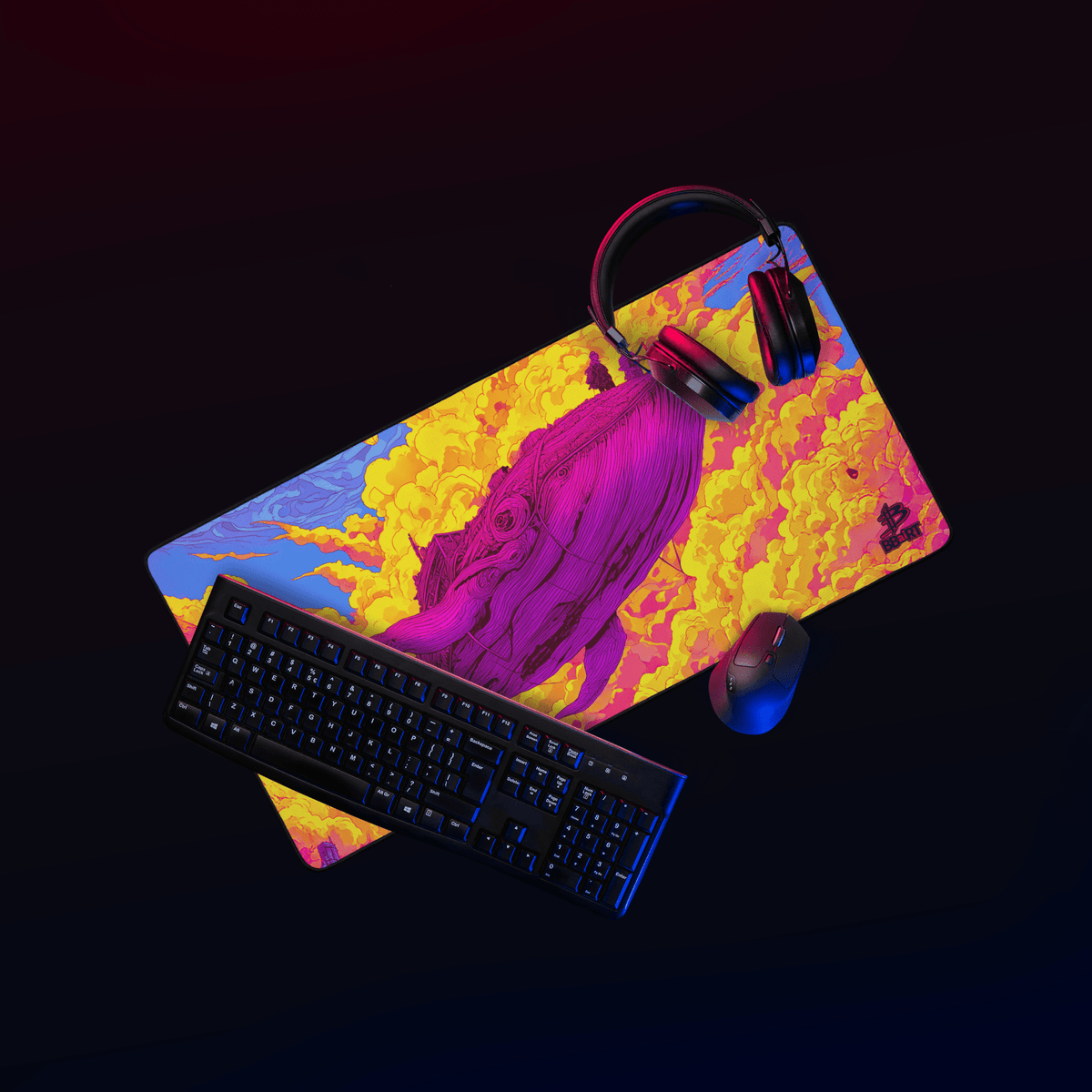 The Dreamwhale Desk Mat from BBairt