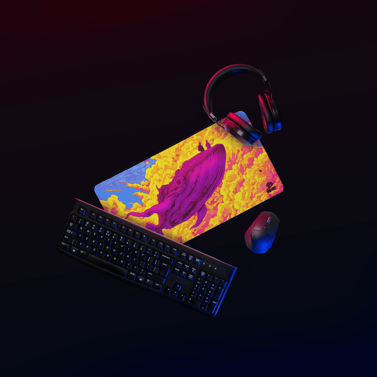 The Dreamwhale Desk Mat from BBairt