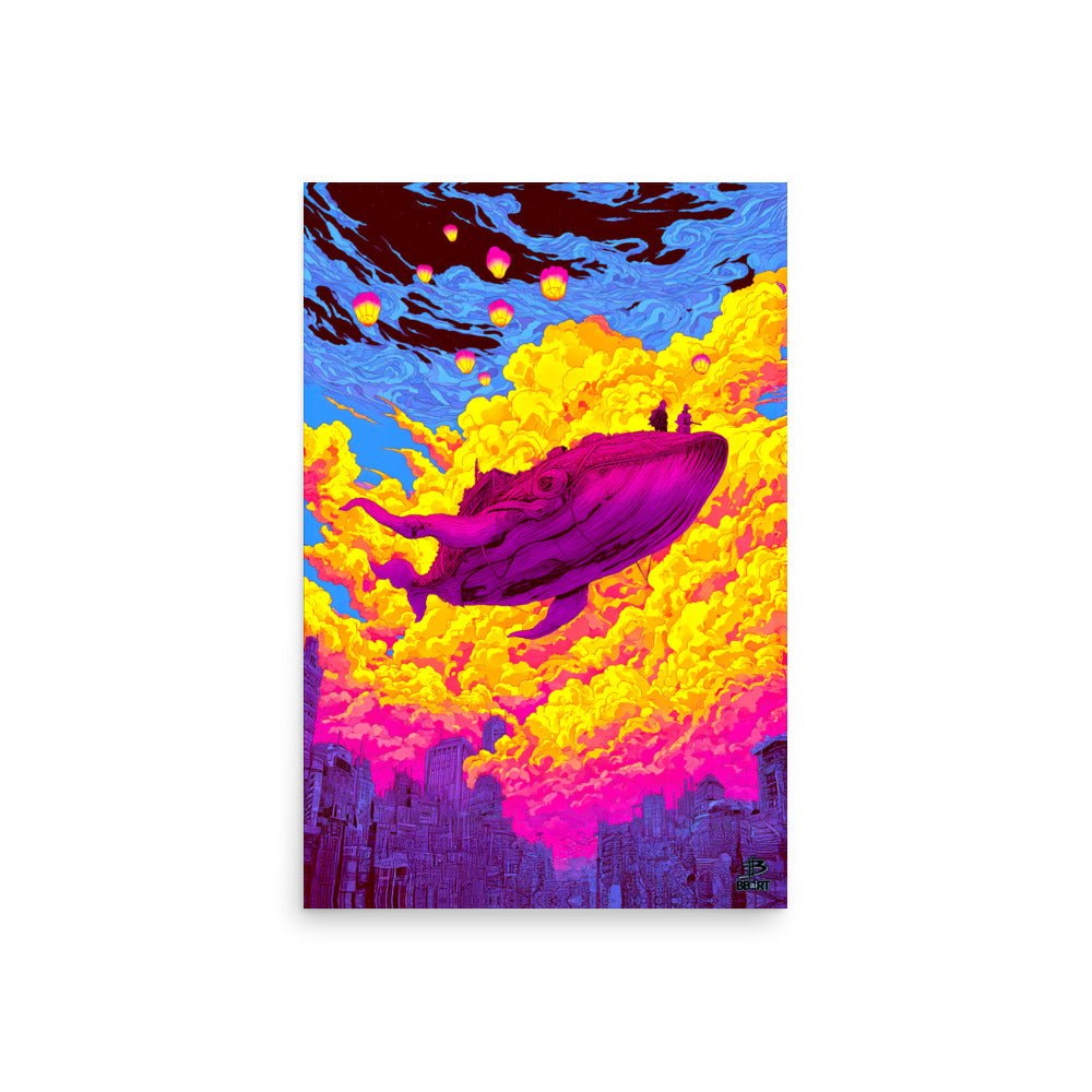 The Dreamwhale – Photo Paper Poster - BBairt