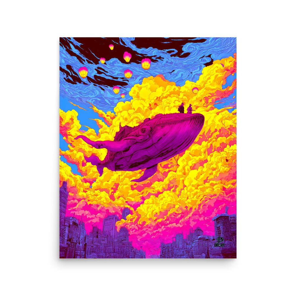 The Dreamwhale – Photo Paper Poster - BBairt