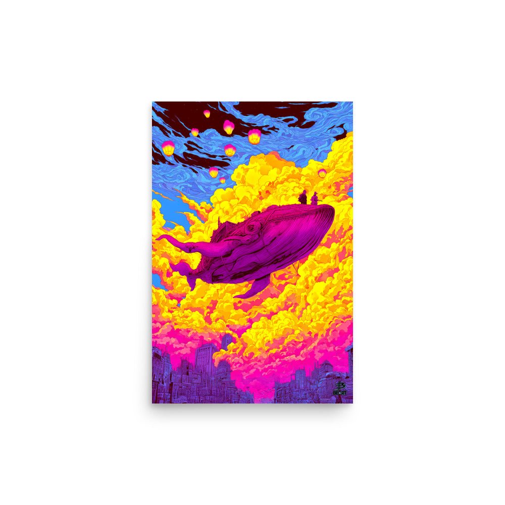 The Dreamwhale – Photo Paper Poster - BBairt
