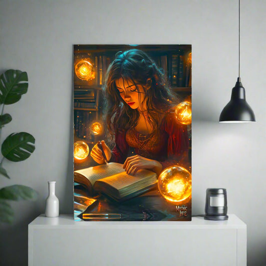 The Enchantress's Study Photo Paper Poster - Mythic Jheyz Collection - BBairt