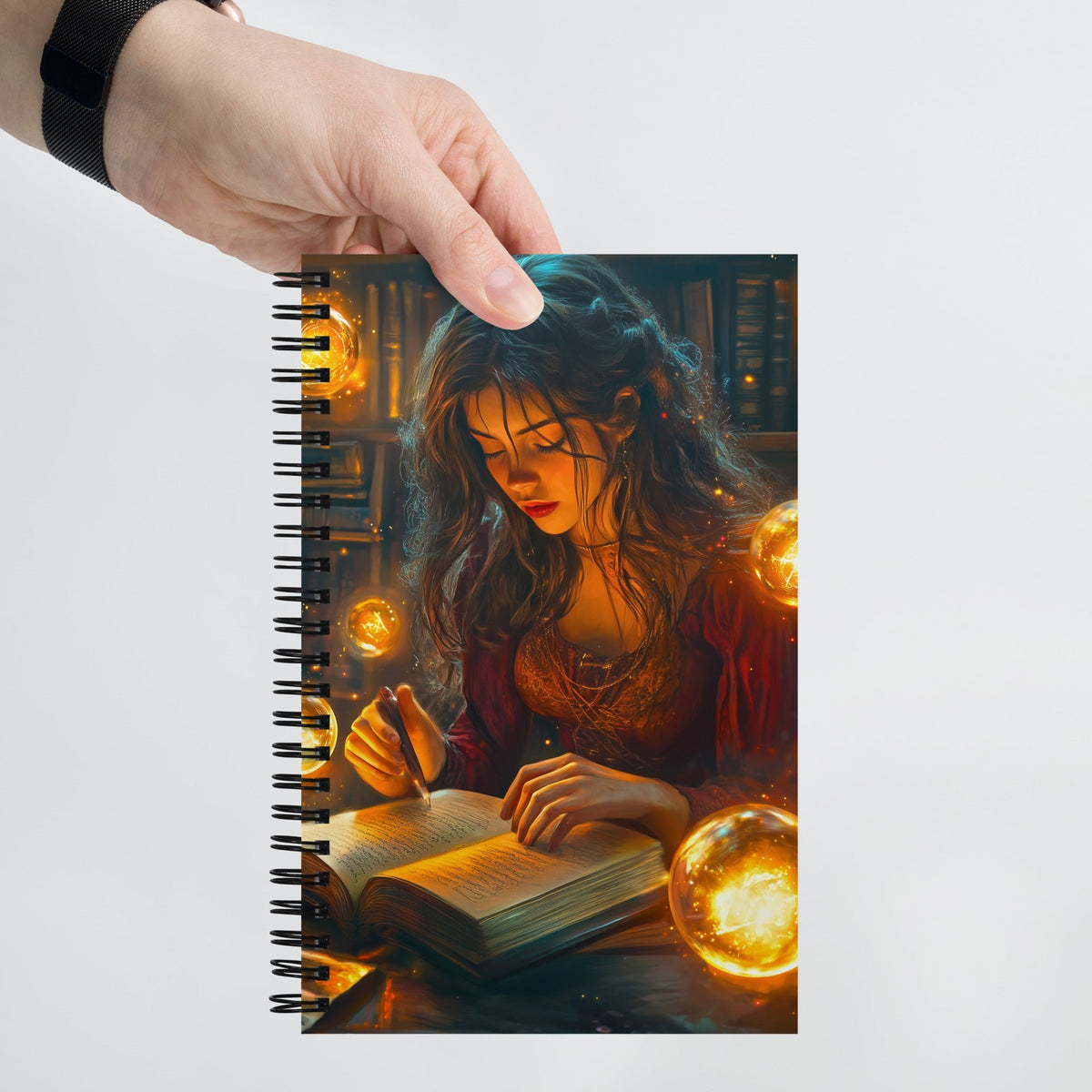 The Enchantress’s Study Spiral Notebook - Mythic Jheyz Collection - BBairt