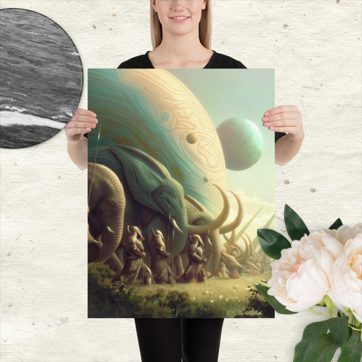 The Goliaths' Meadow March - Photo paper poster - BBairt