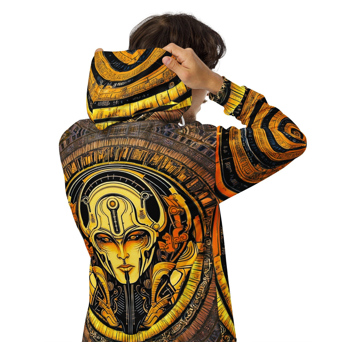 The Guardian's Mask: Alloyra - Unisex All - Over Print Zip Hoodie - BBairt