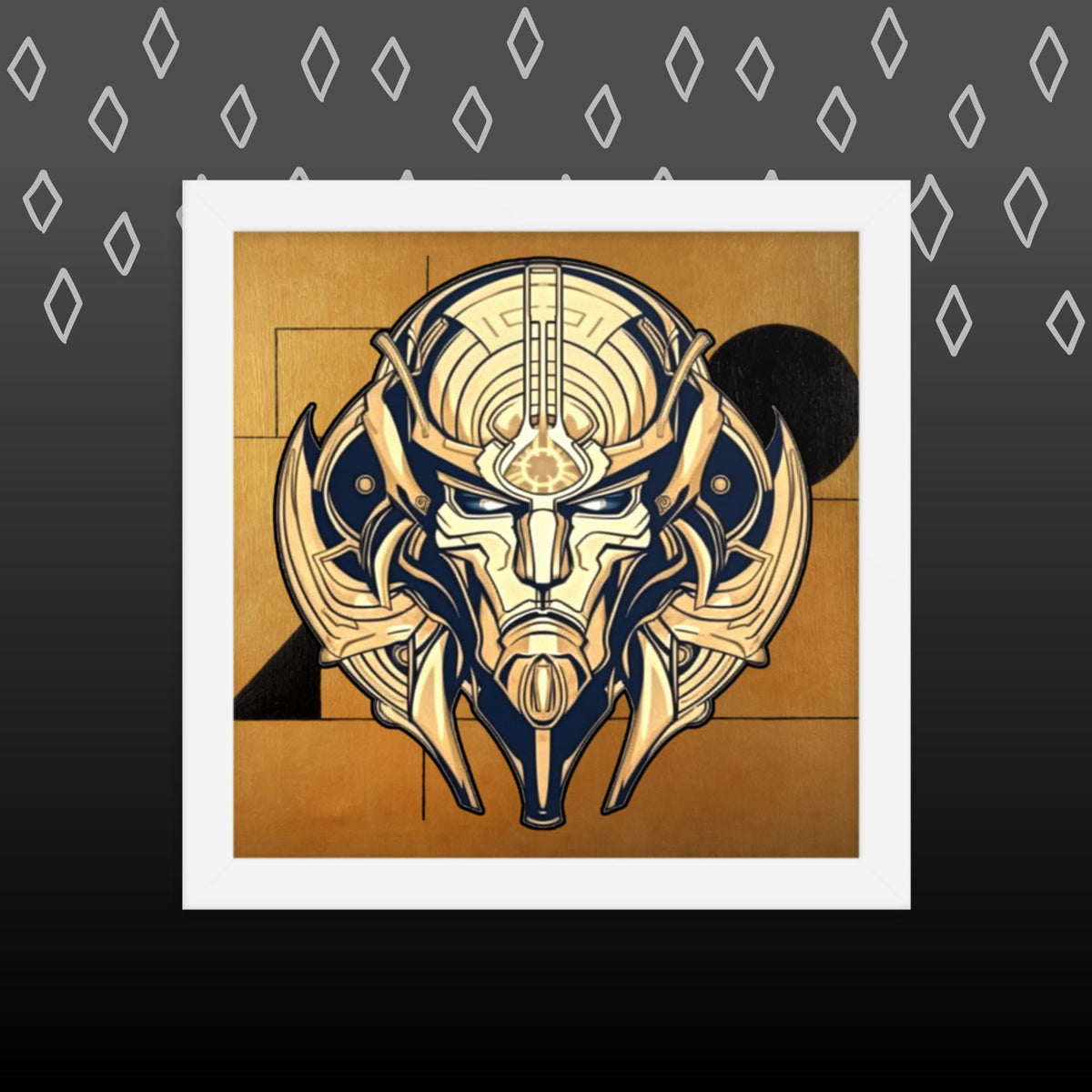 The Mask of Compassion: Landon - Framed photo paper poster - BBairt