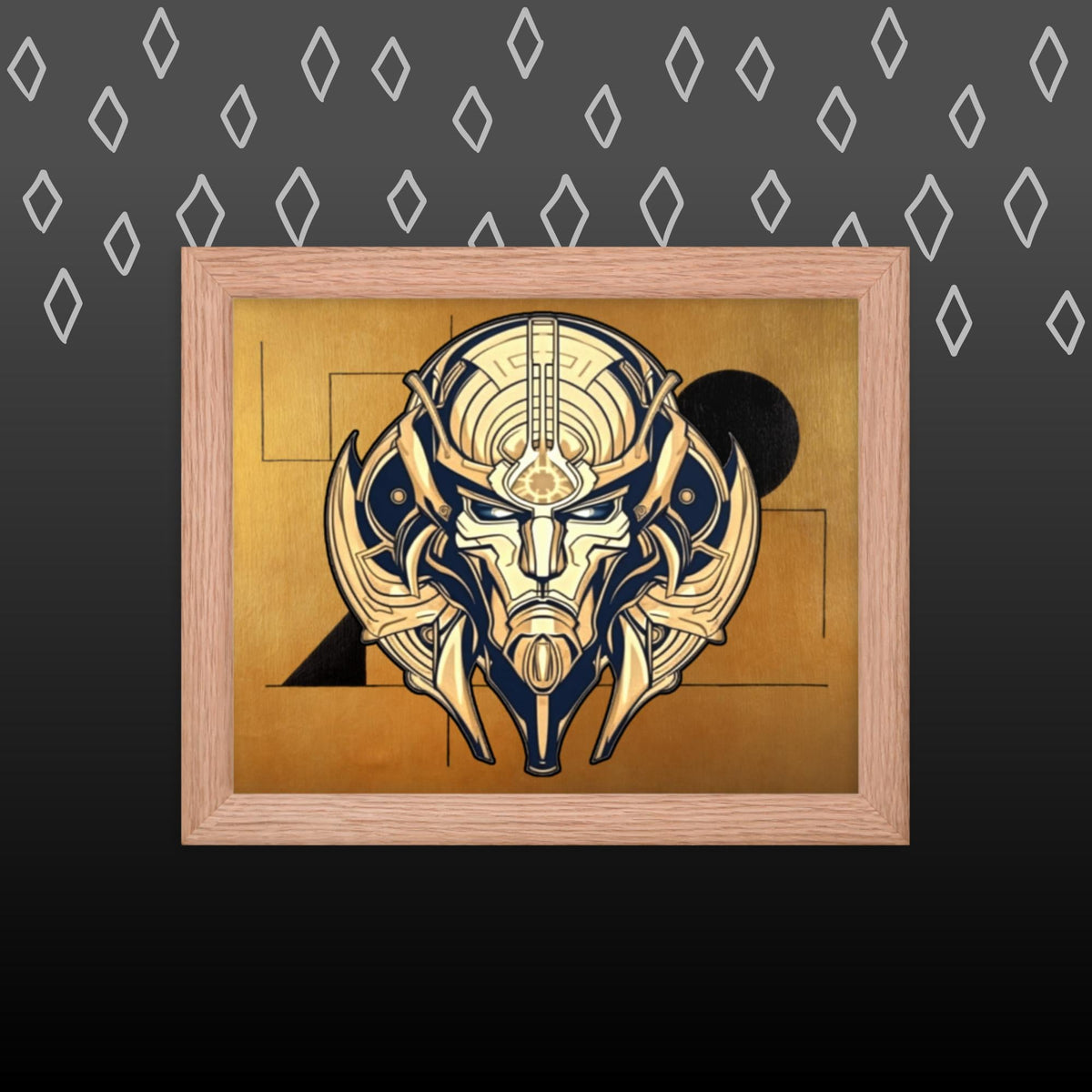The Mask of Compassion: Landon - Framed photo paper poster - BBairt