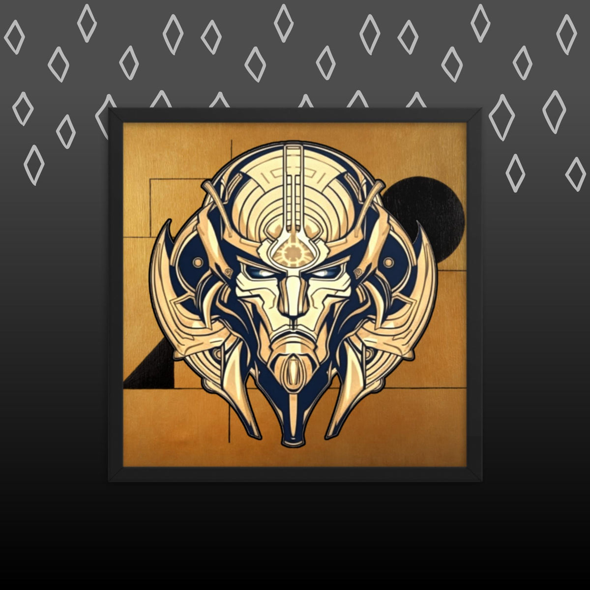 The Mask of Compassion: Landon - Framed photo paper poster - BBairt