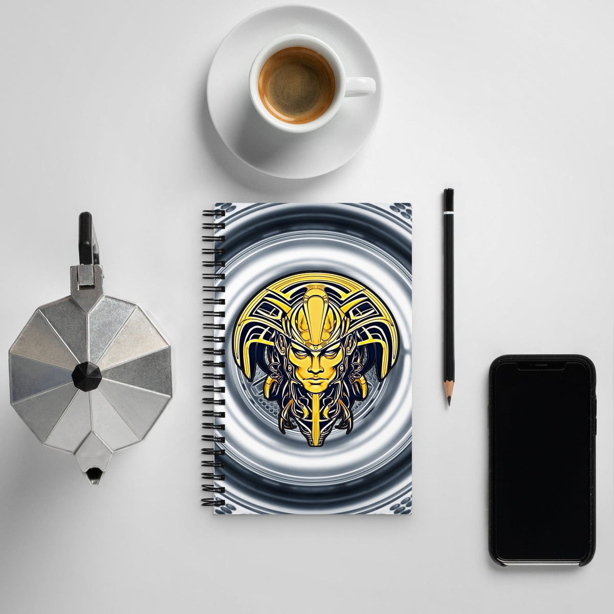 The Mask of Valor: Kara - Spiral notebook - BBairt