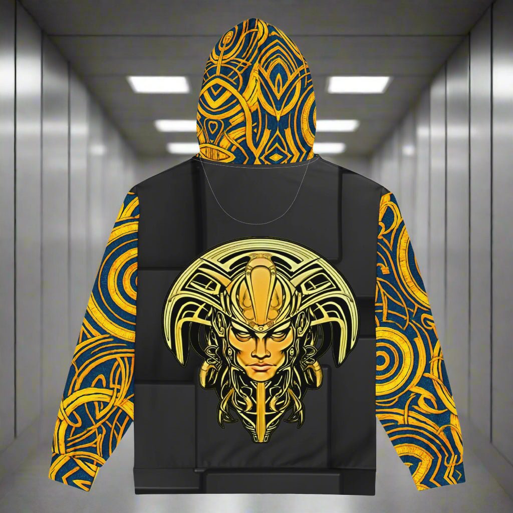 The Mask of Valor: Kara - Unisex All - Over Print Zip Hoodie - BBairt