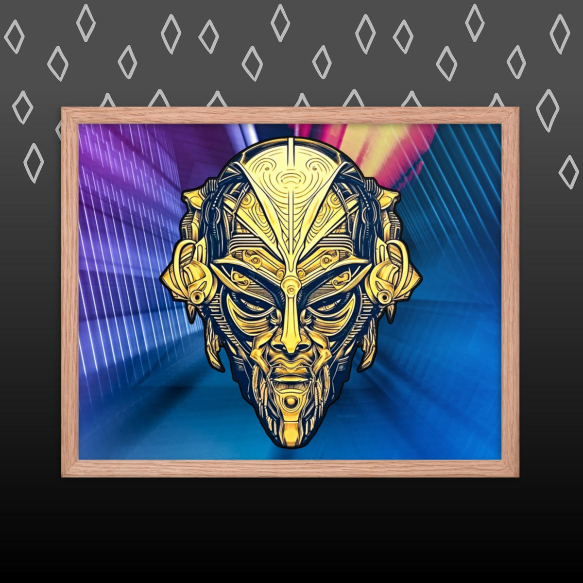 The Mask of Wisdom: Alden - Framed Photo Paper Poster - BBairt