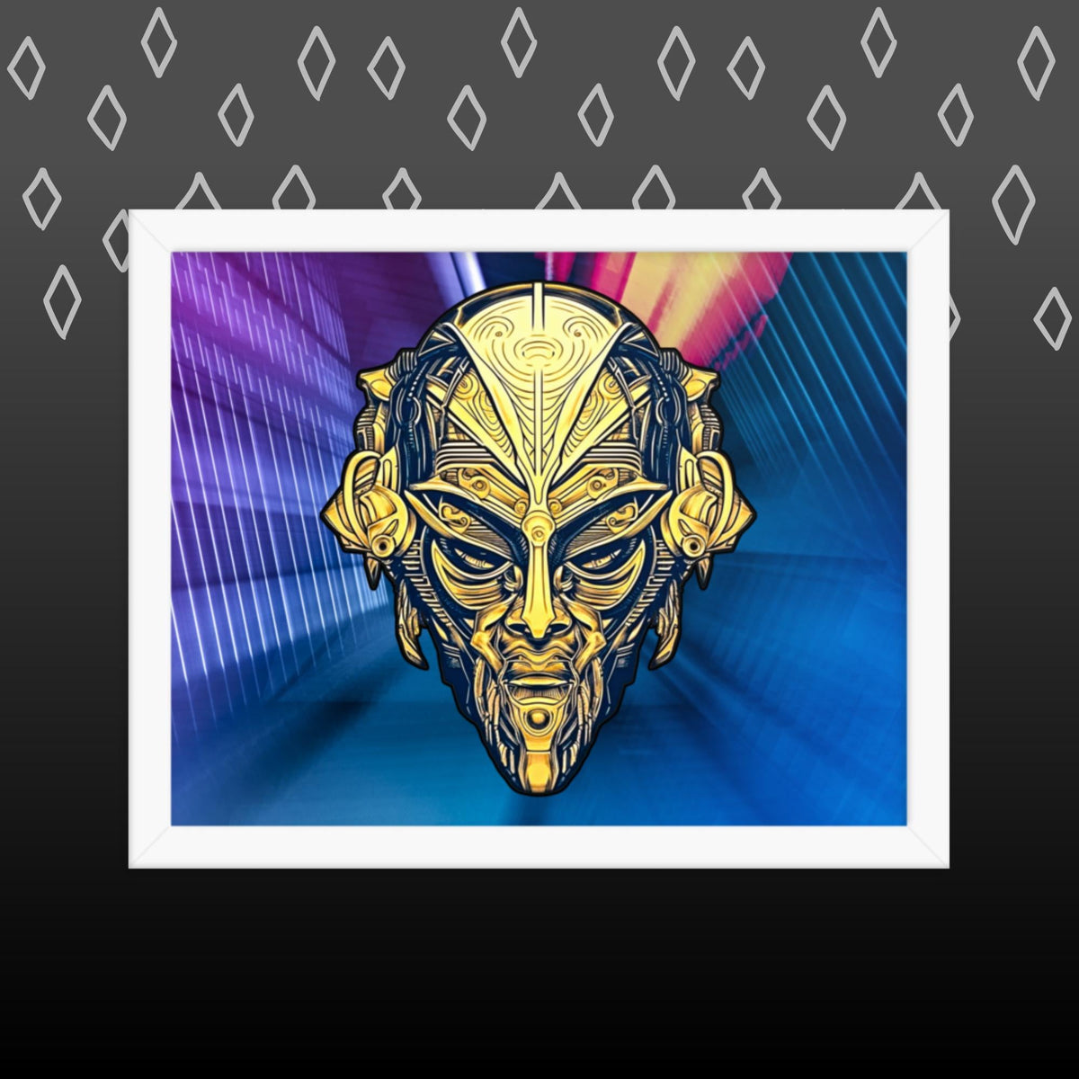 The Mask of Wisdom: Alden - Framed Photo Paper Poster - BBairt