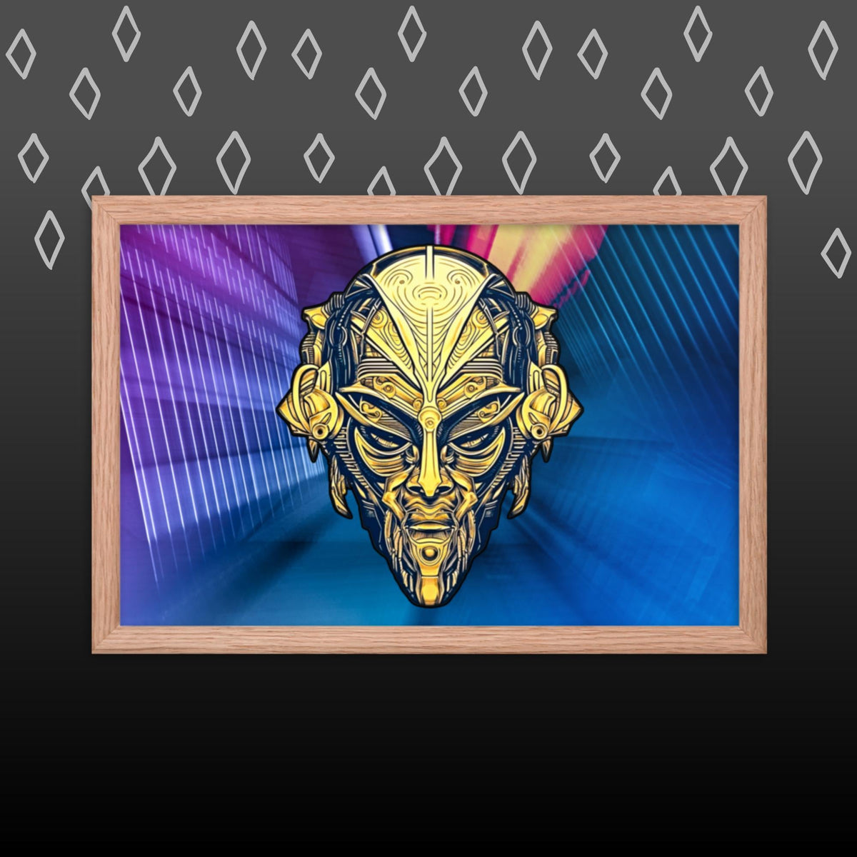 The Mask of Wisdom: Alden - Framed Photo Paper Poster - BBairt
