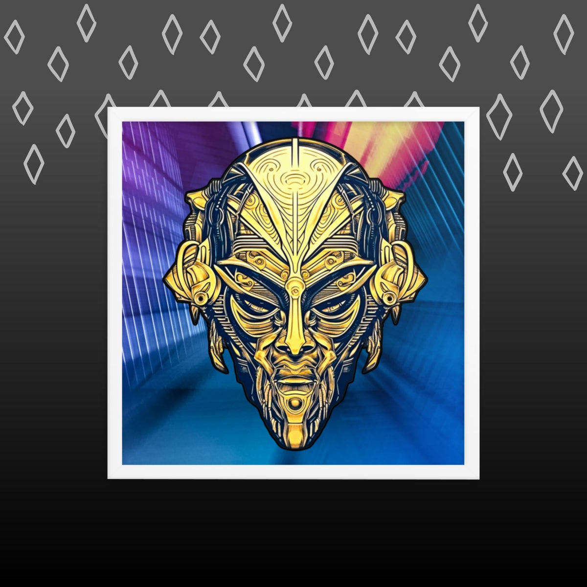 The Mask of Wisdom: Alden - Framed Photo Paper Poster - BBairt