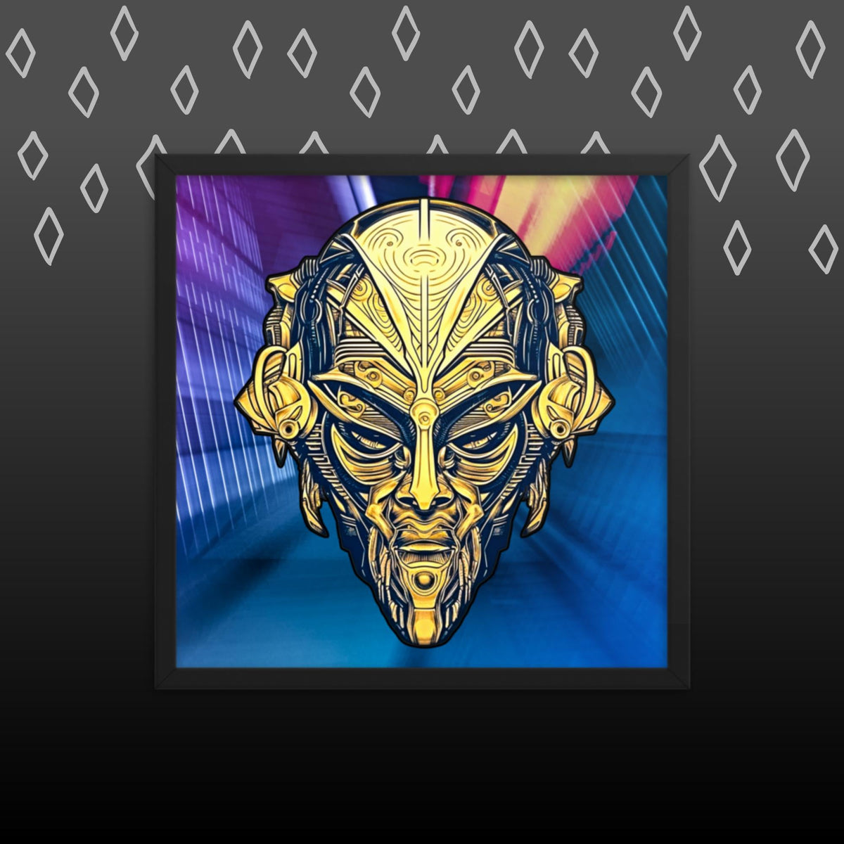 The Mask of Wisdom: Alden - Framed Photo Paper Poster - BBairt