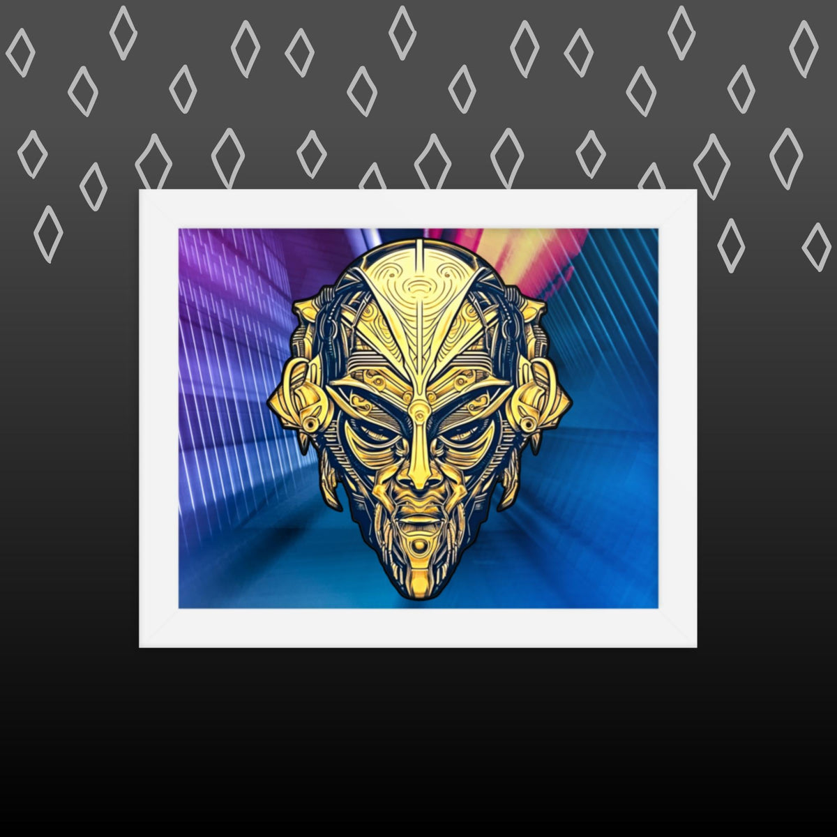 The Mask of Wisdom: Alden - Framed Photo Paper Poster - BBairt
