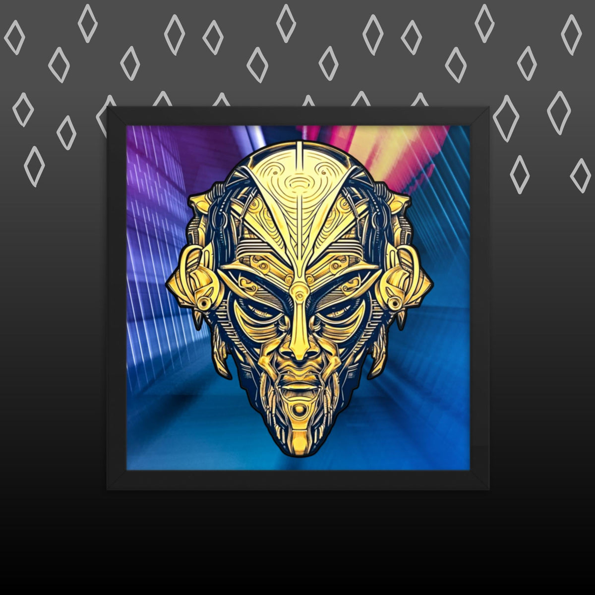 The Mask of Wisdom: Alden - Framed Photo Paper Poster - BBairt