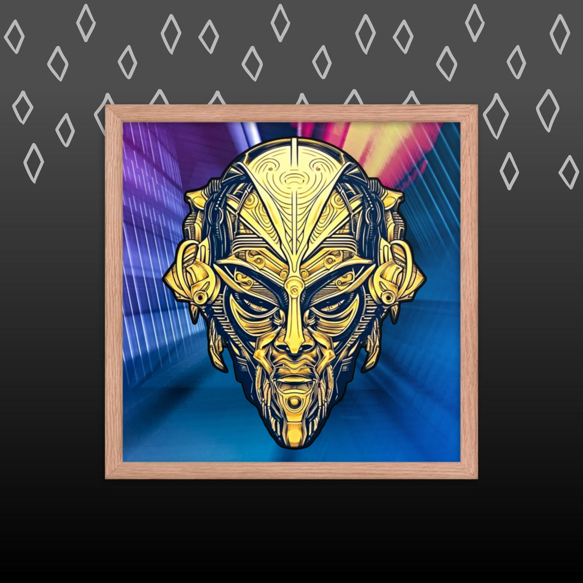 The Mask of Wisdom: Alden - Framed Photo Paper Poster - BBairt