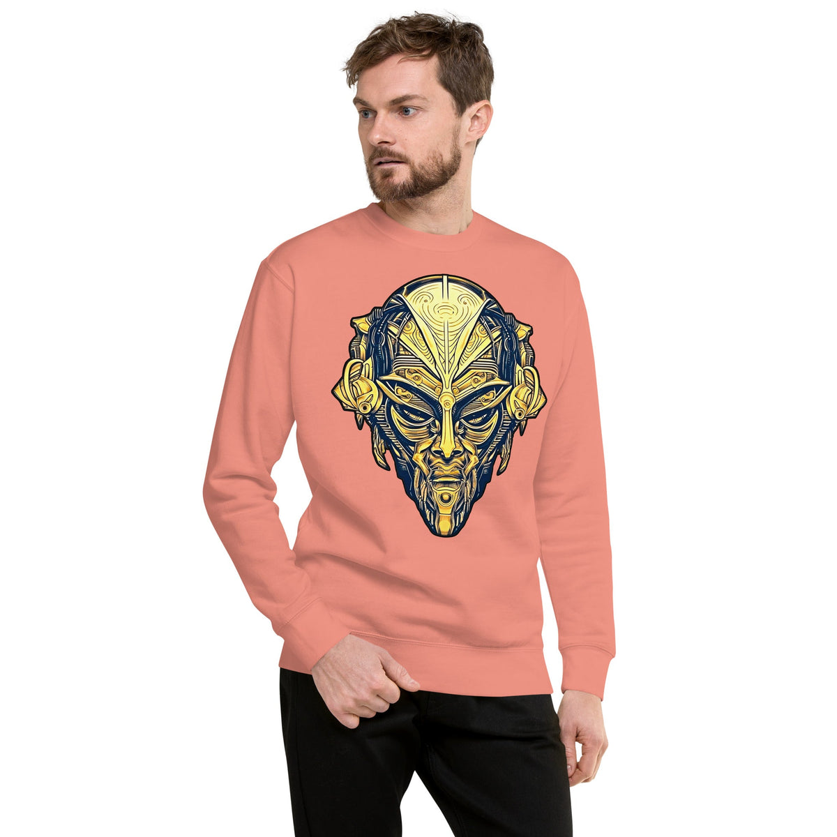 The Mask of Wisdom: Alden - Unisex Premium Sweatshirt - BBairt